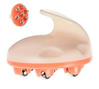 Masseur de Points D'acupuncture Manuel Compact pour Corps et Mains, Orange | ABS Léger, Usage Maison et Soins Complets, Format Pratique, Aide à Réduire la Fatigue