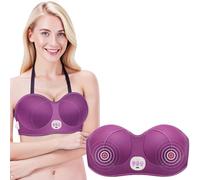 Masseur de Poitrine Électrique, Soutien-gorge de Massage Des Seins, Masseurs Électriques Sans Fil USB pour Modeler Une Belle Poitrine et Prévenir L'affaissement