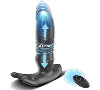 Massêur de Prostâte Homme Gôdé va et vient 10 Modes de Vibration & Télescopiques Plùg pour Plaisir Femme Sextoyspour Ànalé Plüg Vîbrânt Stimulâteùr plug anal télécommande prostate vibromass LX1