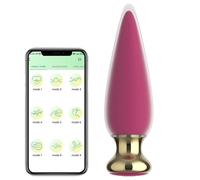 Massêur de Prostâte Homme Gôdé va et vient 10 Modes de Vibration & Télescopiques Plùg pour Plaisir Femme Sextoyspour pour Femme Ànalé Plüg Vîbrânt Stimulâteùr plug anal télécommande prostate LX5