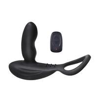 Masseur de prostate Vibrant Masseur de prostate masculin contrôle Baguettes rotatiVes mobiles Stimulateur anal sans fil Puissant Vibrant Butτ Plug Sex & Sex pour les femmes et les couples Fun drt6