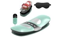 Masseur De Relaxation Du Dos Chauffant, Support Aérien, Modes De Chaleur Et De Vibration, Niveaux Réglables For Apaiser Le Dos Et Soins De La Taille À Long Terme À Domicile(Green)