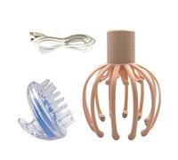 Masseur de relaxation sans fil, outil de massage du cuir chevelu, appareil de massage relaxant du cuir chevelu, léger, facile à transporter, 19 x 16 x 16 cm pour profiter d'un massage apaisant de la
