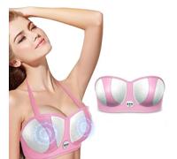 Masseur de sein pour l'allaitement maternel, masseur de lactation à chaleur apaisante avec chaleur et compression douce, conception rechargeable et portable par USB, Style-1