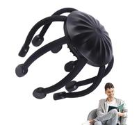 Masseur de tête de pieuvre pour cuir chevelu - Rechargeable - Masseur de | tête en forme de pieuvre - Gratte-tête à 8 griffes - Masseur de cheveux à 360 degrés pour la tête