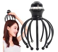 Masseur de tête de tête de poulpe - 12 griffes masseur de tête électriquement | Dispositif de massage de tête vibrant Dispositif de massage du cuir chevelu rechargeable | Kraken Head Scratch pour