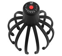 Masseur de tête électrique - 3 modes - 360 ° - Rechargeable - Sans fil - Avec 12 bras de massage - Soulage le stress et la relaxation - Portable et fonction de charge USB