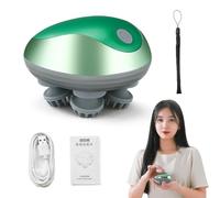 Masseur de tête électrique - rayeur du cuir chevelu, vibrateur de cheveux, outil portable | Dispositif de relaxation rechargeable, aide à l'allégement du stress multifonctionnel pour la thérapie à dom