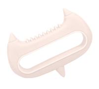 Masseur de Tête en Silicone Beige, Compact, Ergonomique et Lisse | Stimulation des Points D’acupression, Prise en Main Confortable, Format Portatif, Usage Quotidien