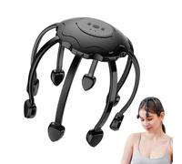 Masseur de tête - Massage électrique du cuir chevelu | Appareil de massage automatique à 360° | 8 griffes Masseur automatique pour la relaxation, le stress et la stimulation du cuir chevelu