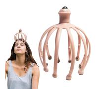 Masseur de tête | Masseur de tête de spa portable avec griffe de poulpe | Griffe de massage de poulpe en acier inoxydable, outil de massage du cuir chevelu manuel pour le