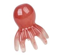 Masseur De Tête - Peigne De Massage De La Tête | Peigne De Massage Manuel | Outil Portatif De Grattoir De Cuir Chevelu De Dent Large, Stimulateur Méridien De Poulpe Pour La Douche À La Maison Spa Cou