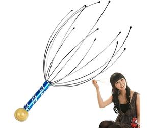 Masseur de tête relaxant ayurvédique à la main