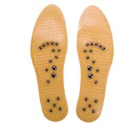 Masseur de thérapie des pieds, semelle massage magnétique, coussin for les, semelles chaussures for perte poids(Brown,3 pair)