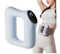 Masseur de tissus électrique pour la graisse du ventre et de l'estomac, machine à vibrations pour tout le corps avec chaleur, silencieuse et portable pour un usage domestique, récupération muscula.