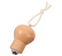 Masseur de Visage à Bille, Forme Ampoule, Bois, Soin Maison | Absorption du Sérum, Routine Visage, pour Femmes et Travailleurs de Bureau, Coloris Kaki