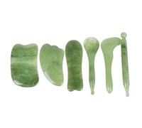Masseur De Visage En Résine Naturelle, 1 Pièce, Grattoir, Acupuncture Gua Sha, Acupoint, Soins Du Visage, Spa