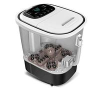 Masseur Den de Spa Pour Les Pieds, Massage Motorisé, Chauffage Rapide Et Jets À Bulles Puissants, Rouleaux de Massage Shiatsu Automatiques, Écran Tactile Led Pour Soulager Les Douleurs Musculaires Des