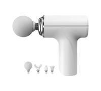 Masseur d'épaule - Appareil de thérapie électrique portable, quatre systèmes de vibrations de tête échangeables, unité de relaxation musculaire profonde, outil de récupération du corps des bras de la
