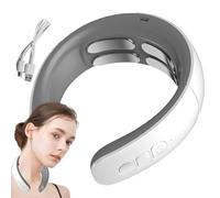 Masseur d'épaule chauffant - Coussin de cou sans fil, unité d'impulsion multimode | Tétine électrique compacte, masseur confortable rechargeable pour la récupération de la salle de sport, les pauses