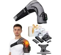 Masseur D'épaule Triple Method, Appareil de massage des épaules sans fil, Appareil de massage des épaules sans fil avec Batterie de 5000 mAh et Panneau Tactile LED, Pour Homme et Femme