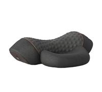 Masseur d'épaules et de cou, oreiller électrique en mousse à mémoire de forme, coussin de soutien ergonomique avec vibration réglable, appareil de relaxation portable pour apaiser l'inconfort du cou,