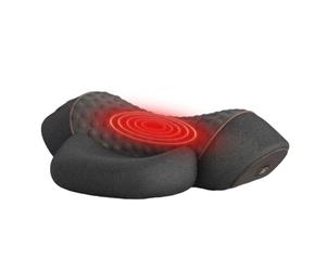 Masseur d'épaules et de cou, oreiller électrique en mousse à mémoire de forme, coussin de soutien ergonomique avec vibration réglable, appareil de relaxation portable pour apaiser l'inconfort du cou,