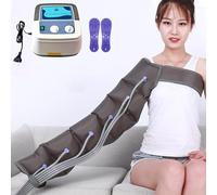 Masseur des jambes, système de récupération de drainage lymphatique, bottes de compression d'air, bottes de pressothérapie à 6 chambres, massage profond, amélioration de la circulation et récupération
