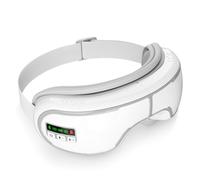 Masseur des yeux avec chaleur, masque chauffant pour les yeux, massage de compression, masseur des yeux pour soulager la migraine, réduit les cernes et la tension, améliore le sommeil, cadeau idéal