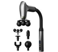 Masseur dorsal - Stimulateurs électriques de récupération dorsale de 850 g, nouveau masseur électrique intelligent pour pistolet à fascia | Masage de tête courbé de la colonne cervicale à 3 têtes