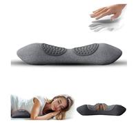 Masseur Dorsal Triple Fusion for Chaise Et Lit, Masseur 3 en 1 Chauffant Et Vibrant for la Sciatique, Dispositif de Traction for Soulager les Douleurs Lombaires(Gray)