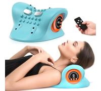 Masseur dos et Cervical,Appareil de Massage Shiatsu Électrique, Massage du Cou à Température Constante,Cadeaux Pour Maman, Papa, Femmes et Hommes (bleu)