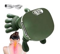 Masseur Dos Et Cervicales | Massage Master Pour Les Épaules | Appareil De Massage Dos Cervicales Et Cou Avec 3 Modes Massages Et 2 Niveaux Chauffage | Pour Détendre Les Muscles, Soulager La Fatigue