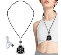 Masseur du cou électrique, masseur de cou sans fil - Masseur sans fil intelligent portable avec chaleur | Machine de massage du pendentif de mode avec 8 modes, 19 intensité, 3 modes chauds pour le sou