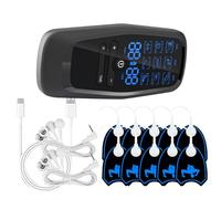 Masseur du cou électrique, masseur de la colonne cervicale, Dispositif de massage des tissus profonds électriques avec 9 modes et 30 intensités, Détendeur de cou portable pour les voyages à domicile,