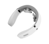 Masseur Du Cou, Masseur De Cou Avec Thérapie Thermique, Dispositif De Massage Vibrant Sans Fil, Paramètres À 10 Modes, Rechargeable, Stress Et, 15,9x15,6x4,1 Cm, Pour Hommes