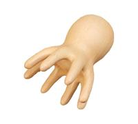 Masseur Du Cuir Chevelu - 18x9cm Finition Lisse Bois Poli Brun, Dispositif De Pression À Point D' Traditionnelle, Structure De Tentacule En Bois Flexible, Applicateur De Mouvement Rythmique