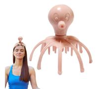 Masseur du cuir chevelu Octopus - Mattreur manuel, outil de soins capillaires | Détendeur profond du cuir chevelu, stimulateur de sensation de picotement, soulagement de la contrainte à main, masseur