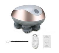 Masseur du cuir chevelu - Vibrateur électrique, rayeur de cheveux, outil portable | Dispositif de relaxation de tête sans fil, gadget de soulagement du stress léger pour le bien-être à domicile, théra
