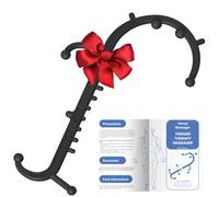 Masseur du dos et du cou, outil de massage complet du corps, bâton de massage pour soulager la douleur, outil de massage des points de pression, canne de massage, crochet de massage, extracteur de