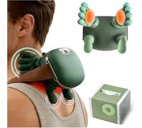 Masseur électrique 4D pour le cou et les épaules avec chaleur pour le cou, 3 modes de massage, 2 niveaux de chaleur, rechargeable par USB pour la maison, le bureau, les voyages, pétrissage des tissus