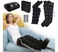 Masseur Électrique Compression D'air, Bottes Pressothérapie Jambes 6 Cavités, Pressothérapie Lymphatique De Pression D'air Pour Appareil Circulation Sanguine Bras, Jambes, Taille, Pieds