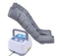 Masseur électrique de compression d'air pour les jambes pour la circulation - Masseur de jambes de drainage lymphatique à 6 cavités, machine de massage des mollets pour soulager la douleur et se