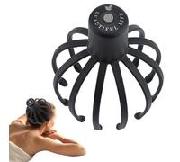 Masseur électrique de cuir chevelu Octopus - Masseur de tête anti-stress en 4 heures, rotation à 360 degrés, 3 modes | Gratte-tête Portable sans fil, pour Relaxation, thérapie Spa à domicile, soulagem