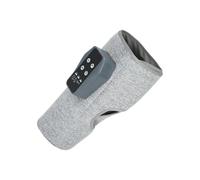 Masseur électrique de jambes, appareil musculaire rechargeable, unité de 11,81 x 6,3 x 2,76 pouces avec compression thermique, construction en lin ABS, outil de relaxation sans fil avec réglages, mass