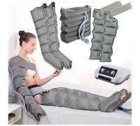 Masseur électrique de jambes et de bras pour drainage lymphatique, enveloppements de compression d'air pour la circulation du pied et du corps, bottes de pressothérapie, 1 bras + 1 jambe