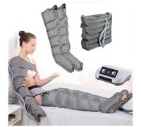Masseur électrique de jambes et de bras pour drainage lymphatique, enveloppements de compression d'air pour la circulation du pied et du corps, bottes de pressothérapie, 1 bras + 1 jambe