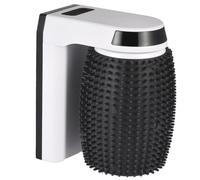 Masseur électrique de tête pour chat, brosse d'angle pour chat, grattoir d'angle pour chat 13,3 x 7,3 x 16 cm avec à chat, outil de toilettage pour chats avec long et court Matériau : silicone +