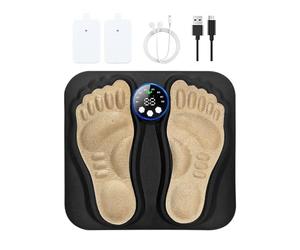 Masseur électrique des pieds: machine de pression réglable, masseur de thérapie sans fil | Dispositif de pétrissage profond rechargeable, équipement de circulation des jambes portable pour voyager à
