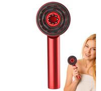 Masseur électrique du cuir chevelu - Applicateur d'huile capillaire, dispositif de stimulation du cuir chevelu, outil de thérapie par la lumière bleue et rouge, brosse améliorant la circulation de rel